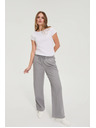 Moodo Džíny se širokými nohavicemi šedé Moodo