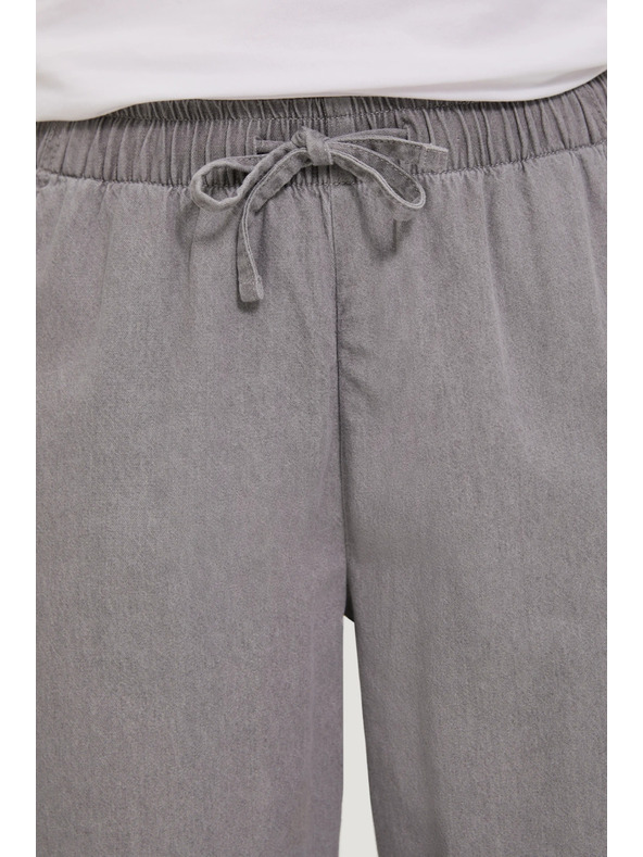 Moodo Džíny se širokými nohavicemi šedé Moodo