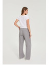 Moodo Džíny se širokými nohavicemi šedé Moodo