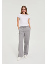 Moodo Džíny se širokými nohavicemi šedé Moodo