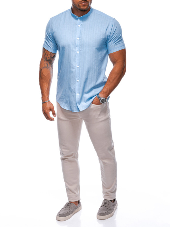 Edoti Pánské tričko s krátkým rukávem 690K - modré OTHER