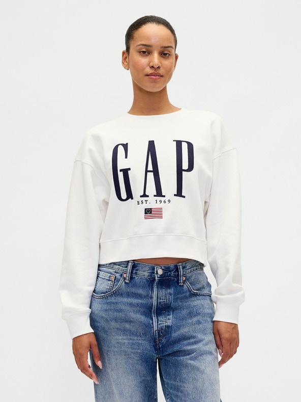 GAP Oversize mikina s logem VintageSoft GAP