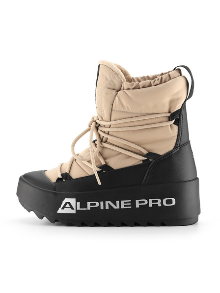 ALPINE PRO Dámská zimní obuv se zateplenou podšívkou ALPINE PRO PRIBA white pepper