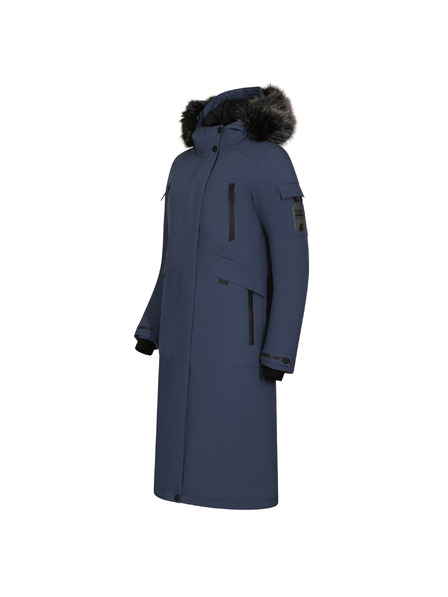 ALPINE PRO Dámský zimní kabát s membránou ptx ALPINE PRO WUSSA vintage indigo