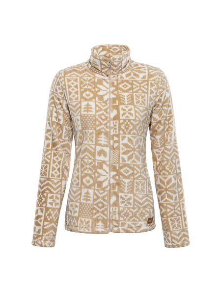 ALPINE PRO Dámská fleecová mikina se supratherm ALPINE PRO EFLINA white pepper varianta pa