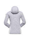 ALPINE PRO Dámský hřejivý svetr na zip ALPINE PRO ZEGA 2 white