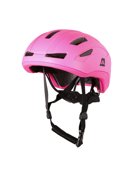 ALPINE PRO Dětská cyklistická helma ap 52-56 cm ALPINE PRO OWERO pink glo