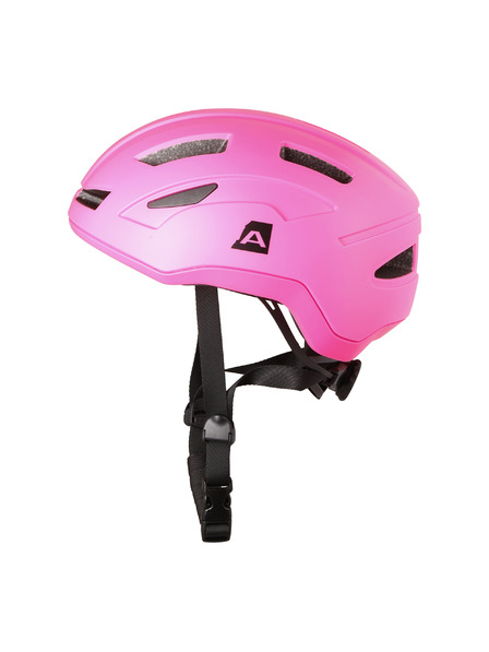 ALPINE PRO Dětská cyklistická helma ap 52-56 cm ALPINE PRO OWERO pink glo