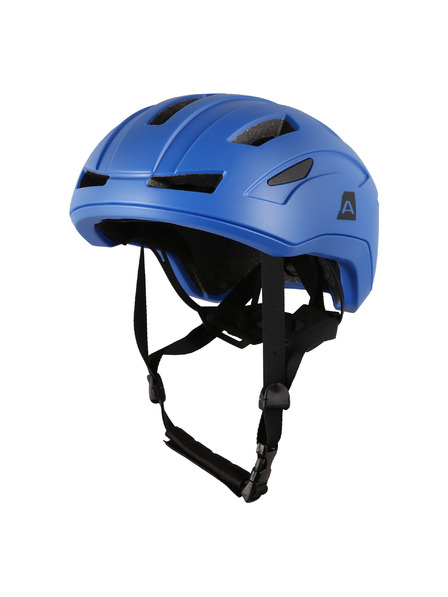 ALPINE PRO Dětská cyklistická helma ap 52-56 cm ALPINE PRO OWERO electric blue lemonade