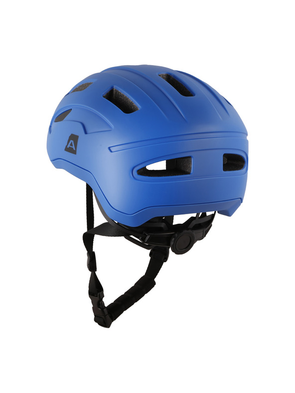 ALPINE PRO Dětská cyklistická helma ap 52-56 cm ALPINE PRO OWERO electric blue lemonade