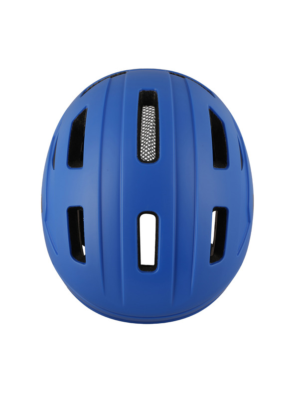 ALPINE PRO Dětská cyklistická helma ap 52-56 cm ALPINE PRO OWERO electric blue lemonade