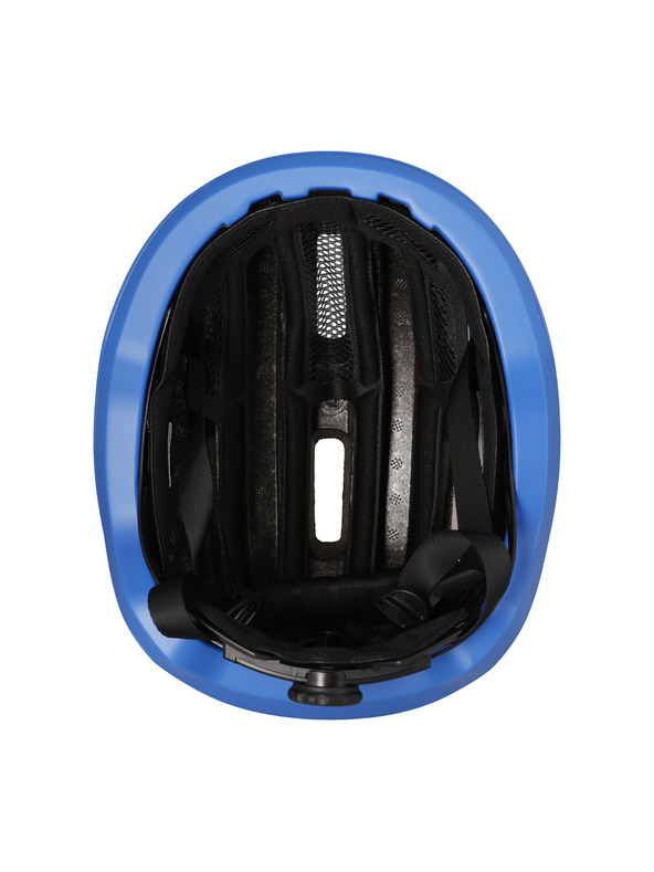 ALPINE PRO Dětská cyklistická helma ap 52-56 cm ALPINE PRO OWERO electric blue lemonade