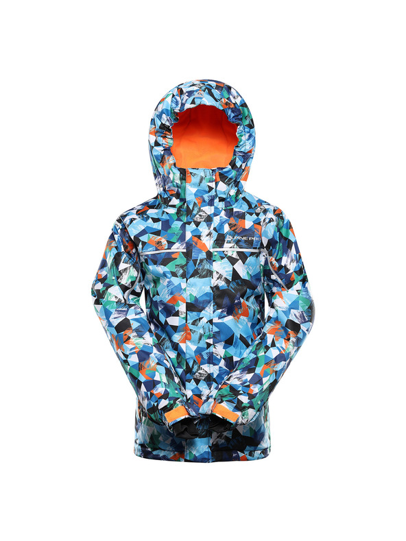 ALPINE PRO Dětská lyžařská bunda s membránou ptx snow ALPINE PRO KIWERO white varianta pd