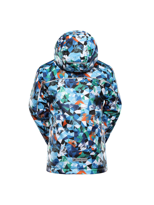 ALPINE PRO Dětská lyžařská bunda s membránou ptx snow ALPINE PRO KIWERO white varianta pd