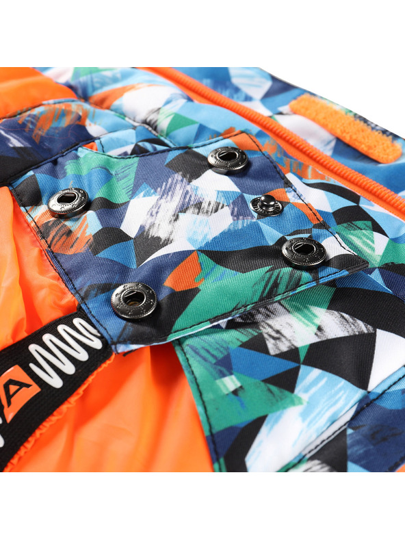 ALPINE PRO Dětská lyžařská bunda s membránou ptx snow ALPINE PRO KIWERO white varianta pd