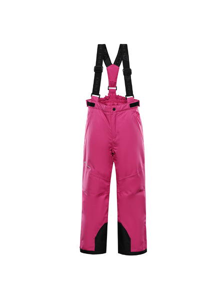 ALPINE PRO Dětské lyžařské kalhoty s membránou ptx snow ALPINE PRO EDESO 2 fuchsia fedora