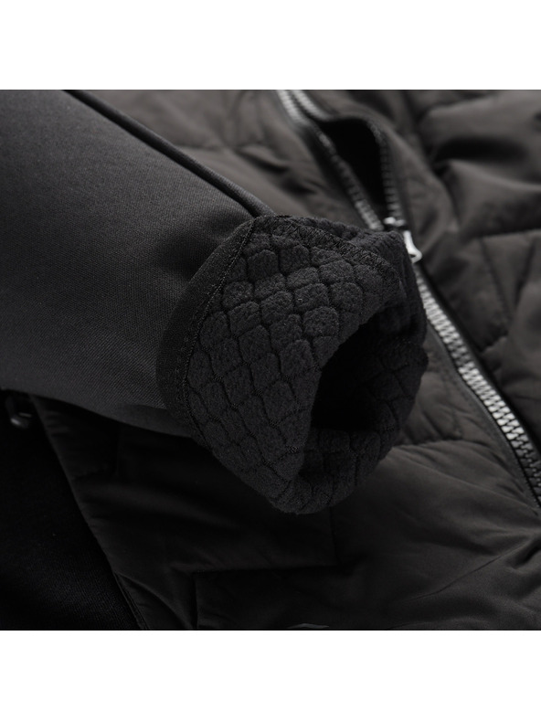 ALPINE PRO Dětská mikina s merino výplní ALPINE PRO JORWO 2 black