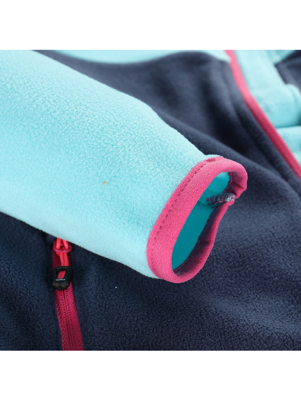 ALPINE PRO Dětská hřejivá mikina z mikrofleecu ALPINE PRO SIUSO 3 limpet shell