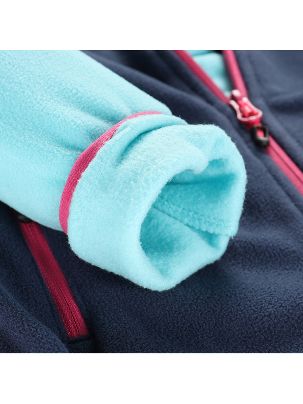ALPINE PRO Dětská hřejivá mikina z mikrofleecu ALPINE PRO SIUSO 3 limpet shell