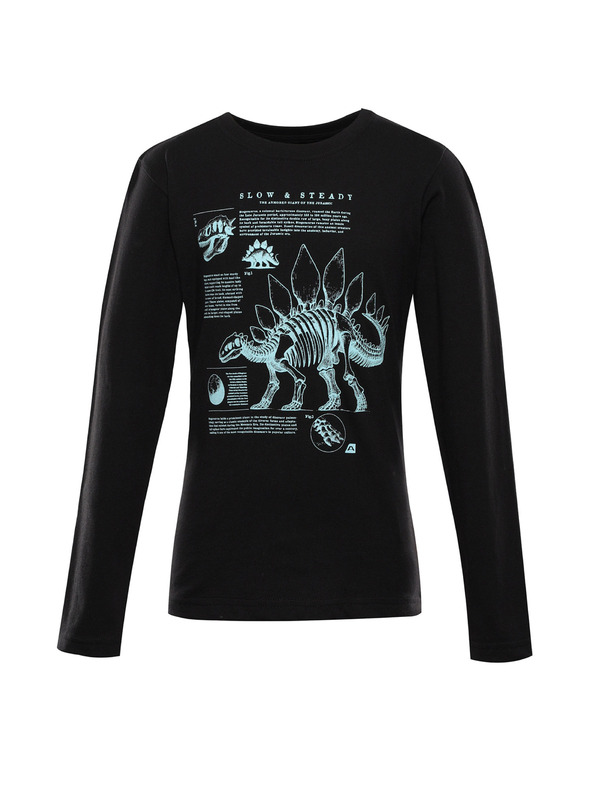 ALPINE PRO Dětské triko z organické bavlny ALPINE PRO ECCO 2 black varianta pf