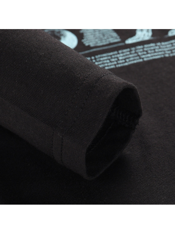 ALPINE PRO Dětské triko z organické bavlny ALPINE PRO ECCO 2 black varianta pf