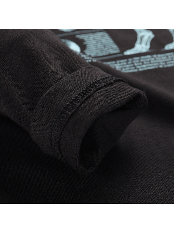 ALPINE PRO Dětské triko z organické bavlny ALPINE PRO ECCO 2 black varianta pf