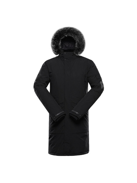 ALPINE PRO Pánský zimní kabát s membránou ptx ALPINE PRO WUSS black