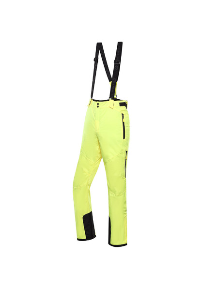 ALPINE PRO Pánské lyžařské kalhoty s membránou ptx ALPINE PRO LERMON nano yellow