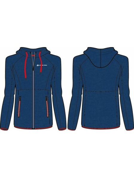 ALPINE PRO Pánská mikina ALPINE PRO SELEN czech blue