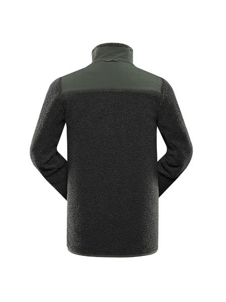 ALPINE PRO Pánská sherpa mikina se supratherm ALPINE PRO FERAD 2 petrol