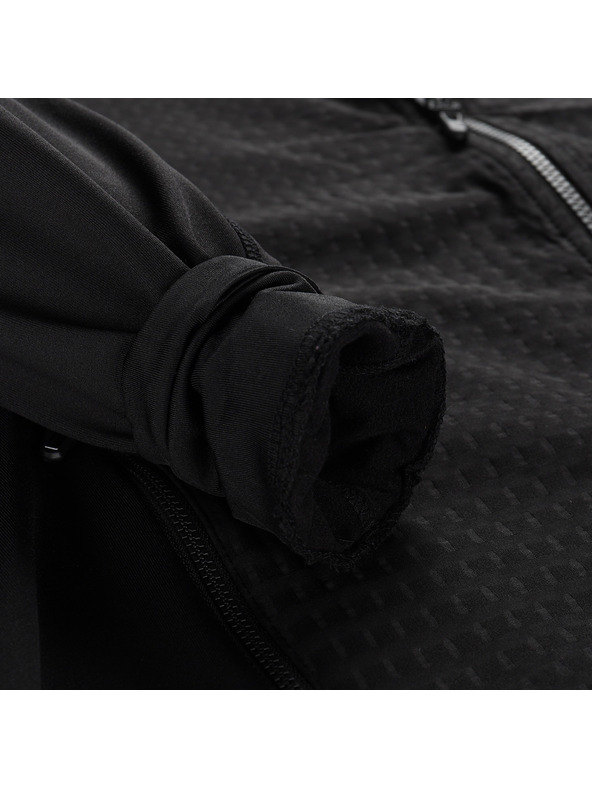 ALPINE PRO Pánská mikina na zip s prostretch ALPINE PRO QUERT 2 black