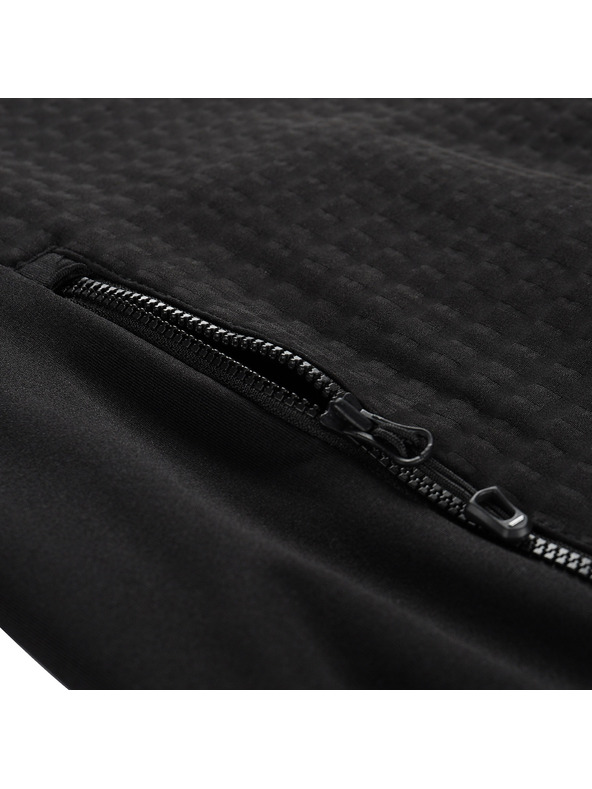 ALPINE PRO Pánská mikina na zip s prostretch ALPINE PRO QUERT 2 black