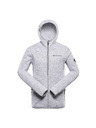 ALPINE PRO Pánský hřejivý svetr na zip ALPINE PRO ZEG 2 white