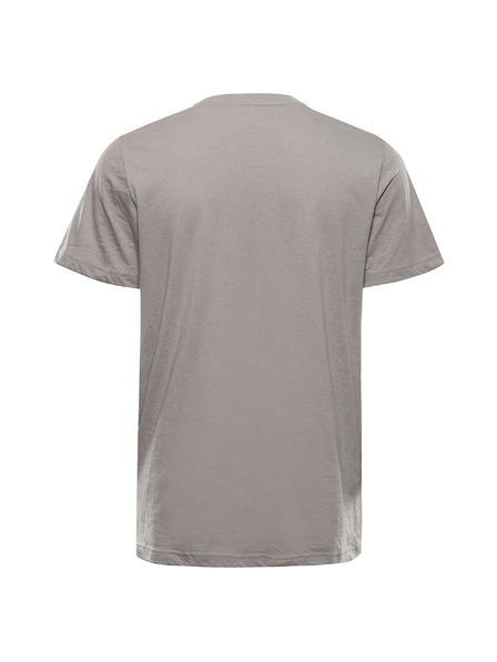 ALPINE PRO Pánské triko z nemačkavého materiálu ALPINE PRO NOGER dove varianta pa