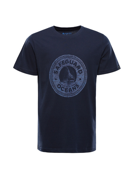 ALPINE PRO Pánské bavlněné triko ALPINE PRO DOMEN moonlit ocean varianta pa