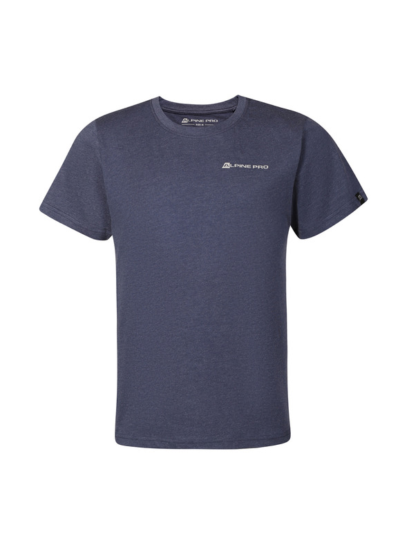 ALPINE PRO Pánské triko z nemačkavého materiálu ALPINE PRO NOGER mood indigo