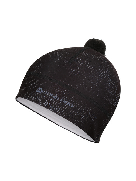 ALPINE PRO Funkční čepice s bambulí ALPINE PRO ABERE black varianta pc