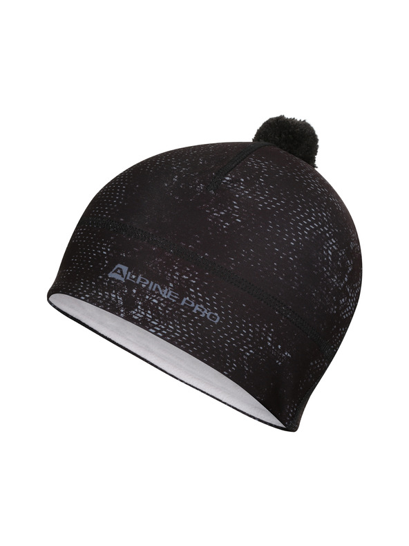 ALPINE PRO Funkční čepice s bambulí ALPINE PRO ABERE black varianta pc