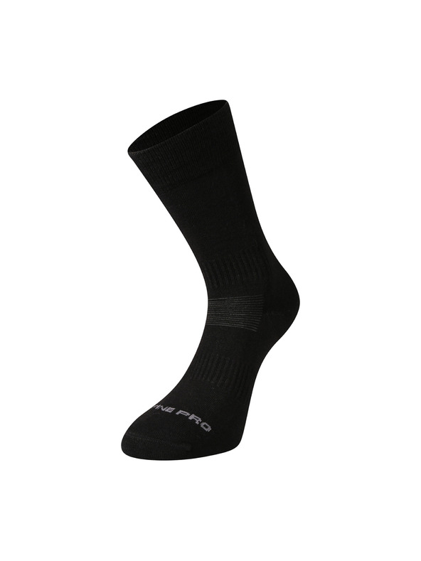 ALPINE PRO Antibakteriálne ponožky z merino vlny ALPINE PRO ERATE black