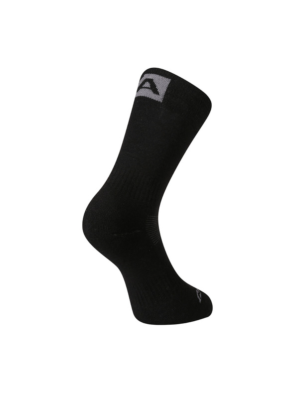 ALPINE PRO Antibakteriálne ponožky z merino vlny ALPINE PRO ERATE black