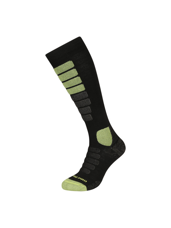 ALPINE PRO Sportovní podkolenky z merino wool ALPINE PRO RODE black