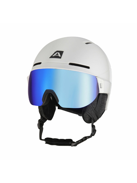 ALPINE PRO Lyžařská helma se štítem ALPINE PRO MARGE high rise