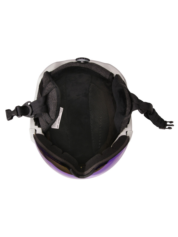 ALPINE PRO Lyžařská helma se štítem ALPINE PRO MARGE high rise