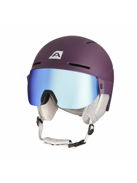 ALPINE PRO Lyžařská helma se štítem ALPINE PRO MARGE fig