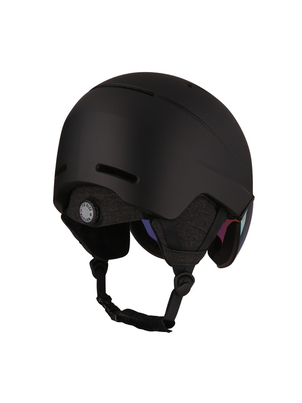 ALPINE PRO Lyžařská helma se štítem ALPINE PRO MARGE black