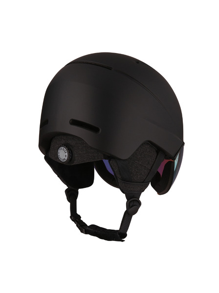 ALPINE PRO Lyžařská helma se štítem ALPINE PRO MARGE black