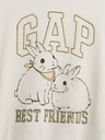 GAP Dětské oversize tričko s logem GAP