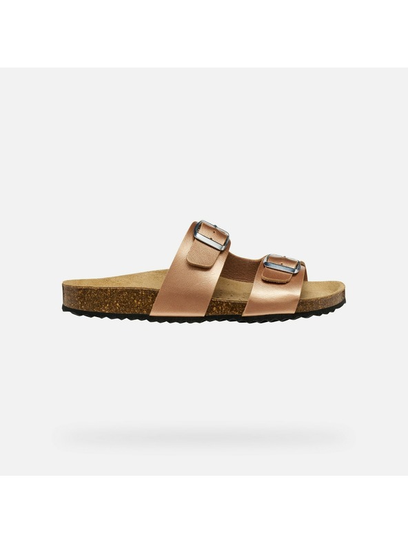 Geox Světle hnědé dámské sandály Geox Brionia