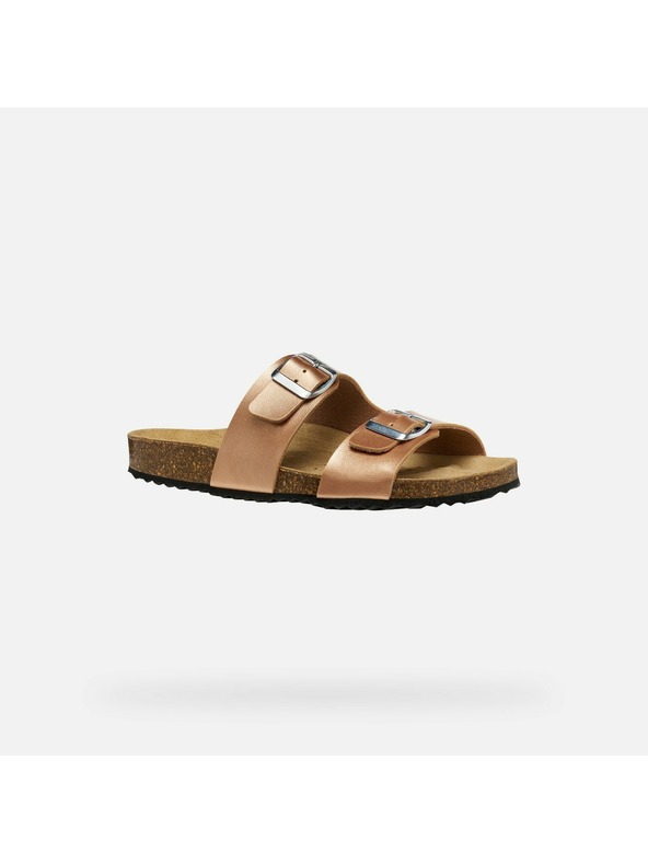 Geox Světle hnědé dámské sandály Geox Brionia