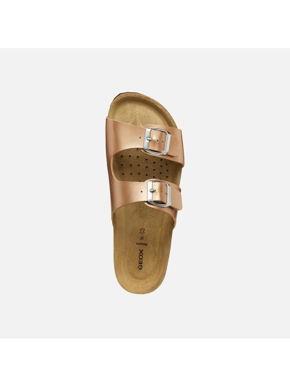 Geox Světle hnědé dámské sandály Geox Brionia